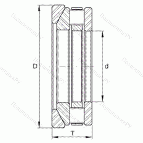 Подшипник роликовый упорный RTW 614